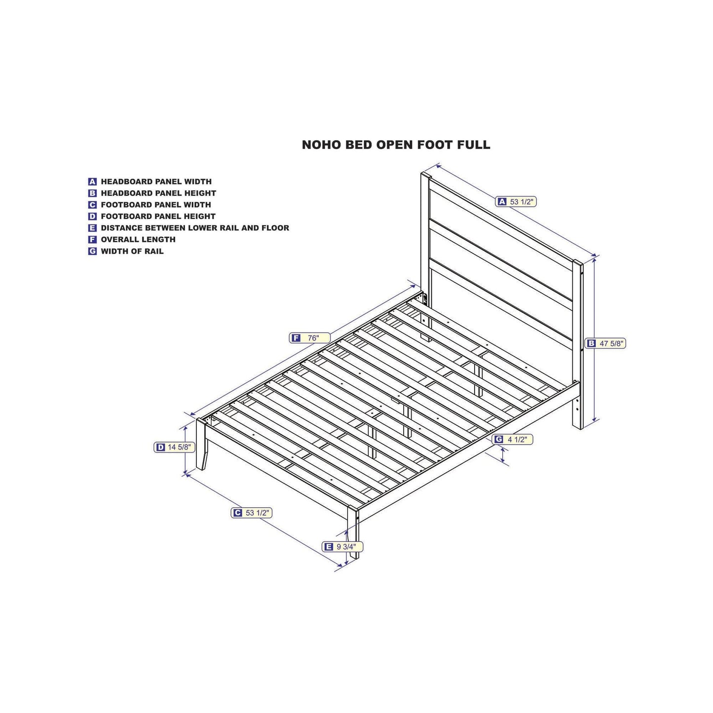 AFI Furnishings NoHo Full Bed in Espresso AG9110031