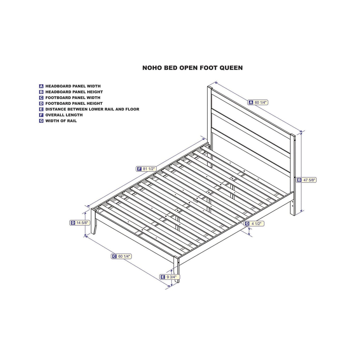 AFI Furnishings NoHo Queen Bed in Espresso AG9110041