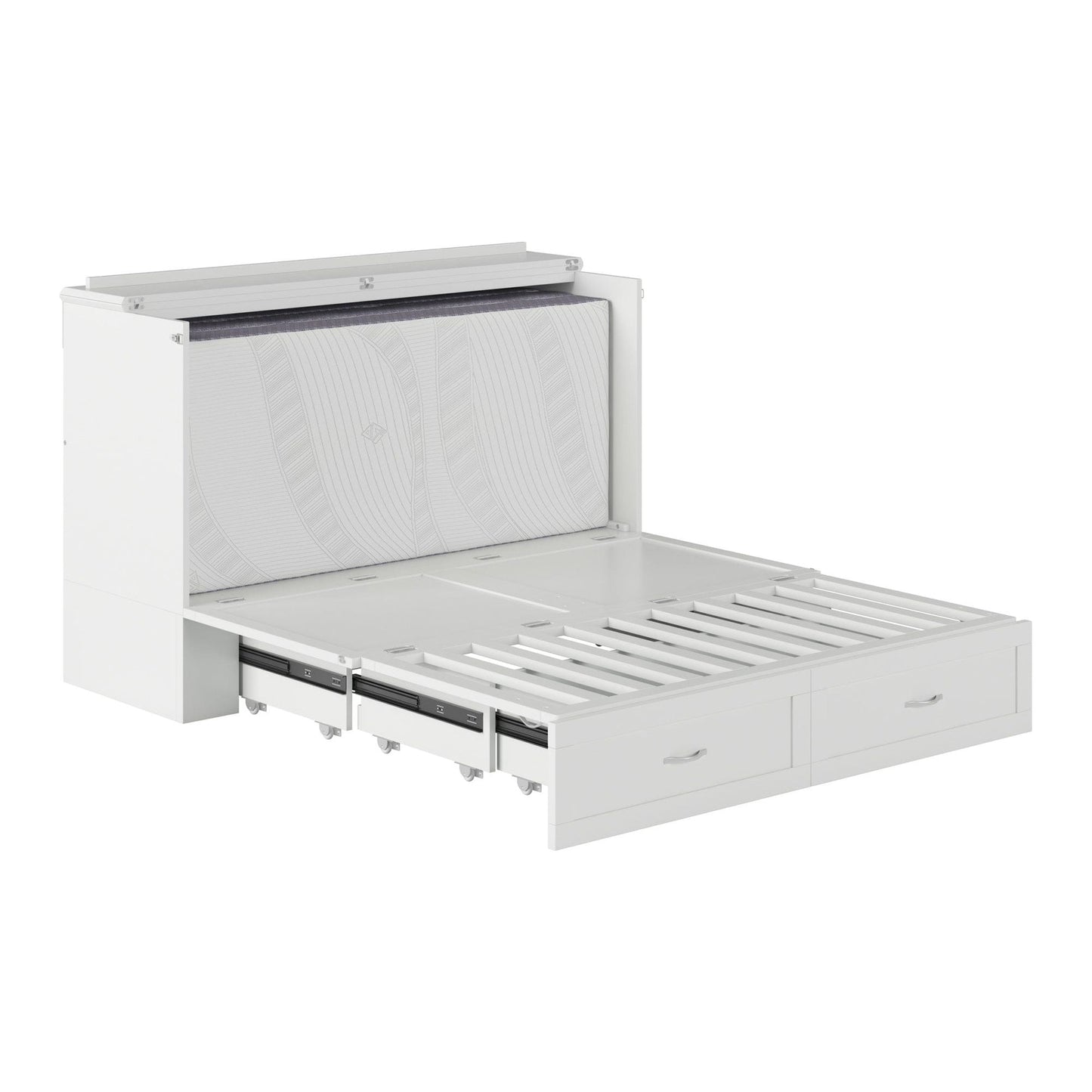 AFI Furnishings AFI Raleigh Murphy Bed Chest Queen White