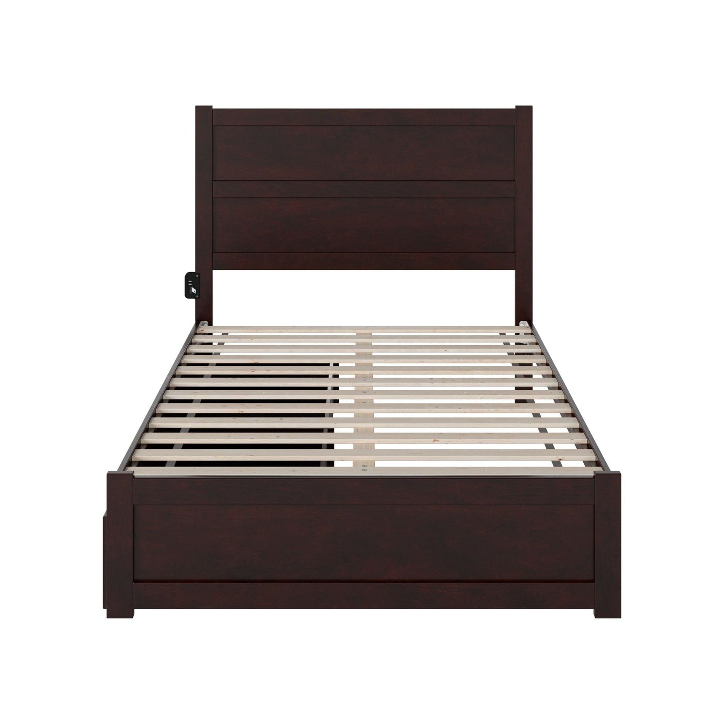 AFI Furnishings NoHo Full Bed with Footboard and 2 Drawers in Espresso