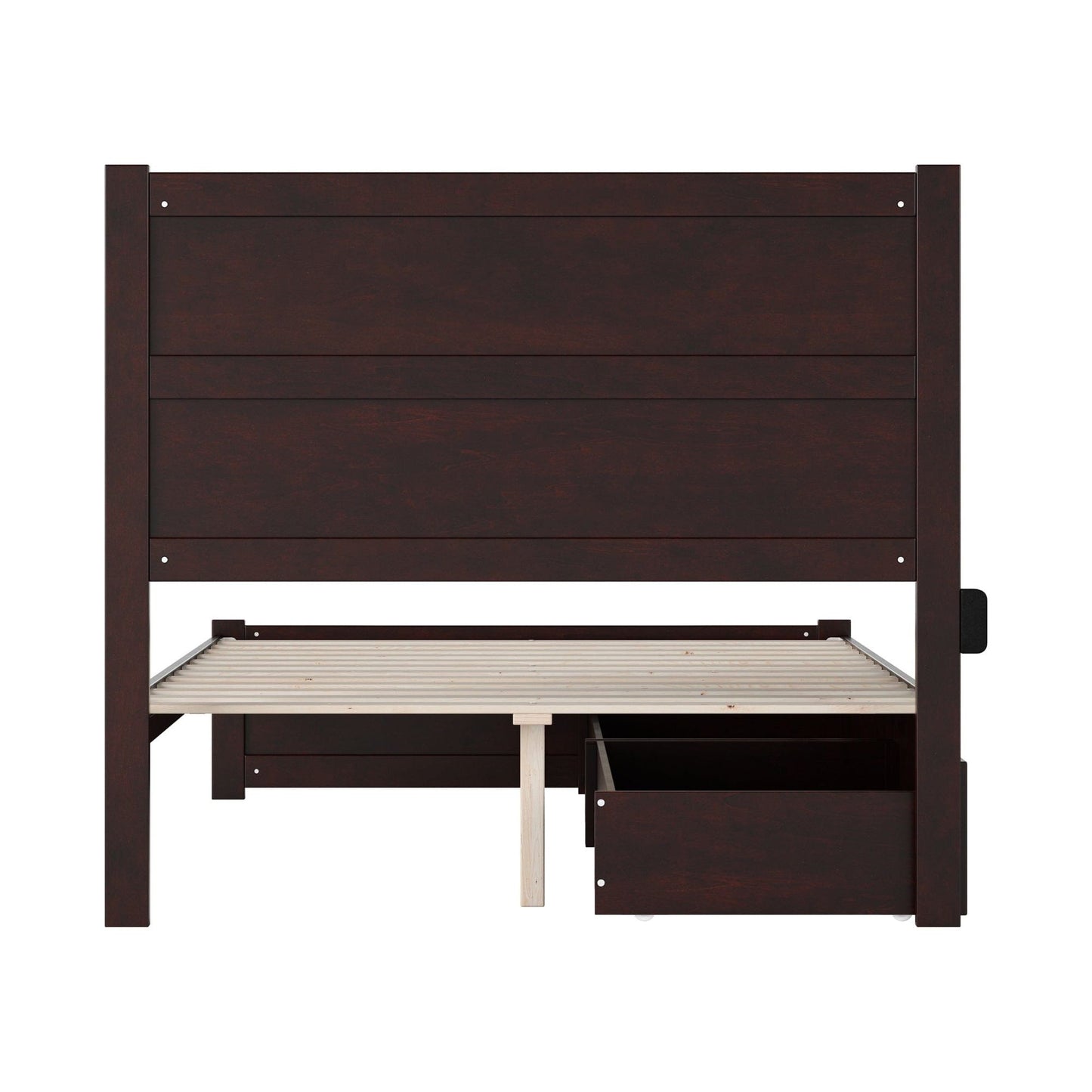 AFI Furnishings NoHo Full Bed with Footboard and 2 Drawers in Espresso