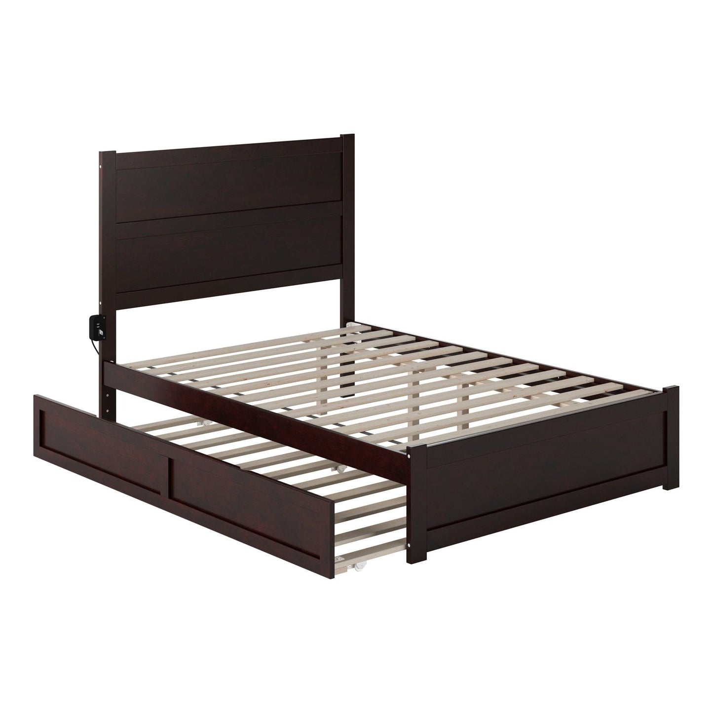 AFI Furnishings NoHo Full Bed with Footboard and Twin Trundle in Espresso AG9161231