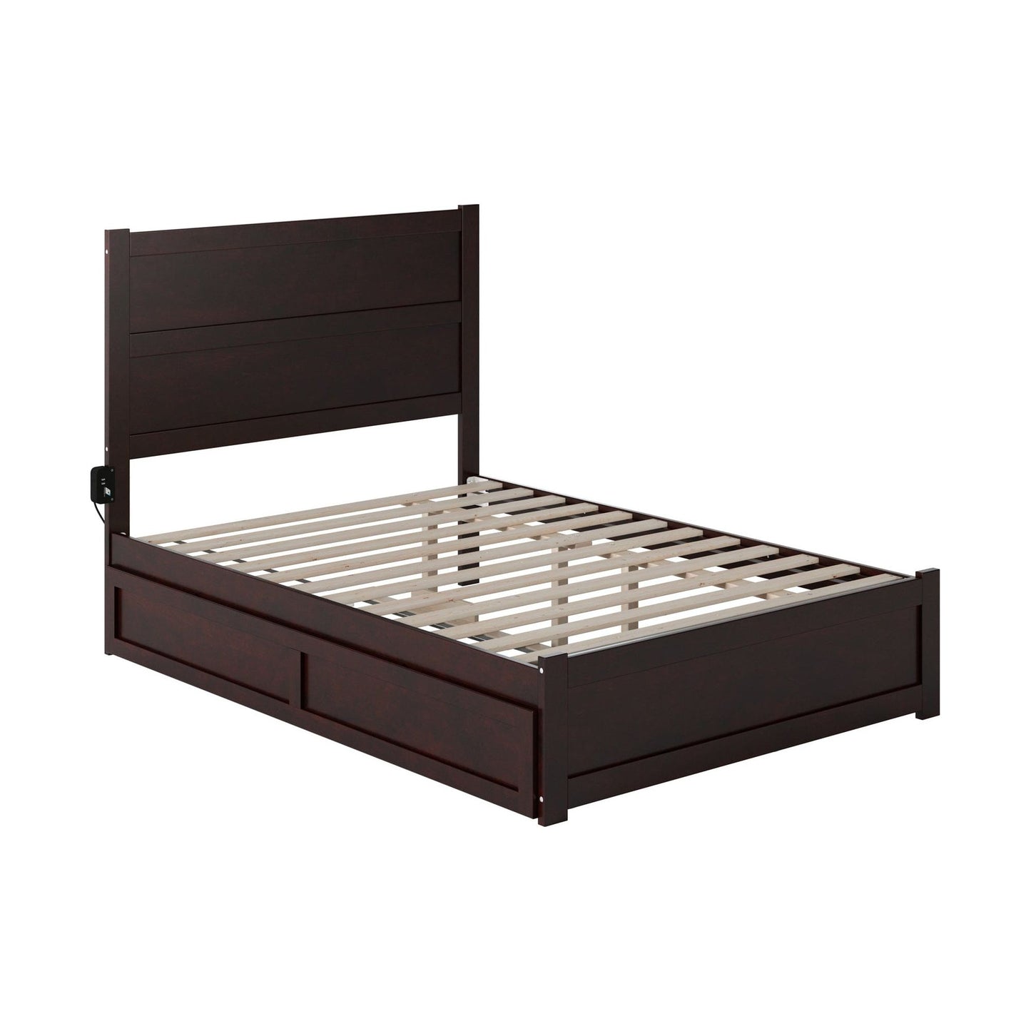 AFI Furnishings NoHo Full Bed with Footboard and Twin Trundle in Espresso AG9161231