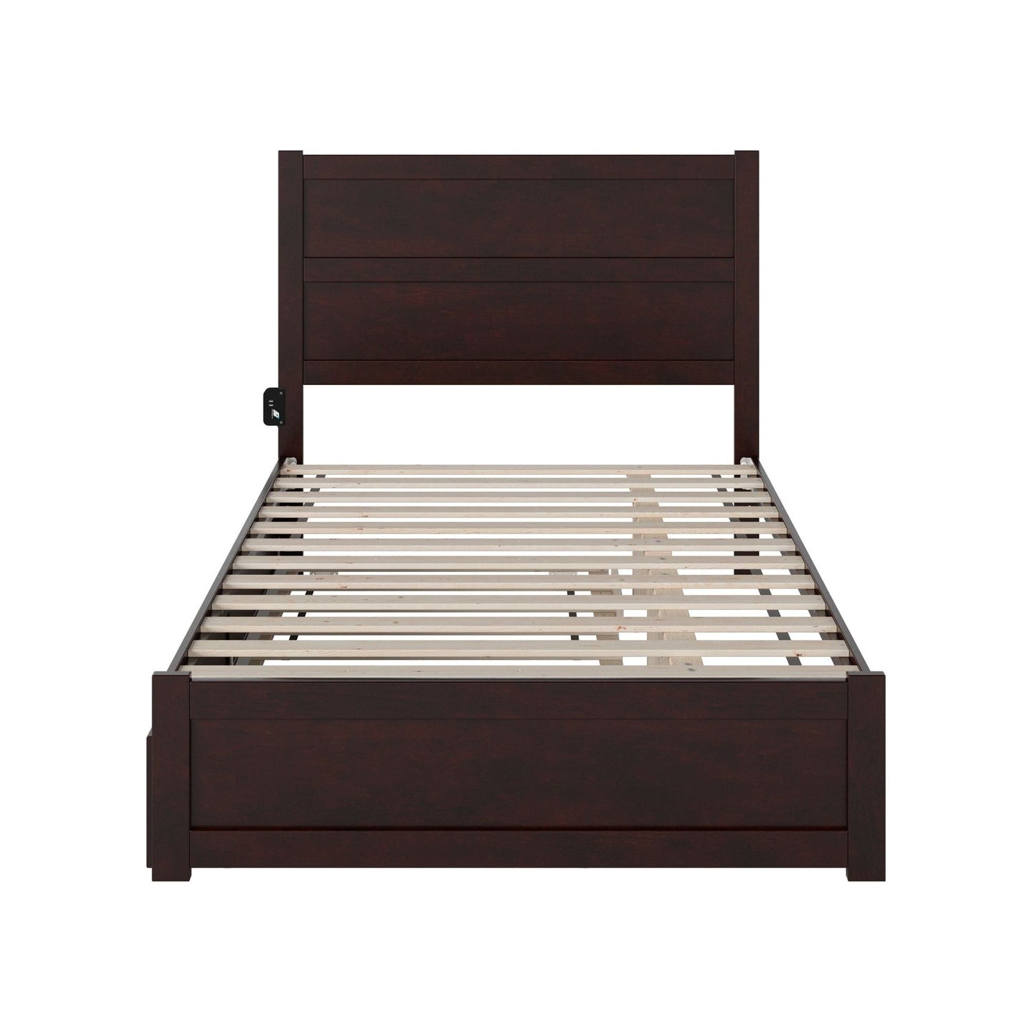 AFI Furnishings NoHo Full Bed with Footboard and Twin Trundle in Espresso AG9161231