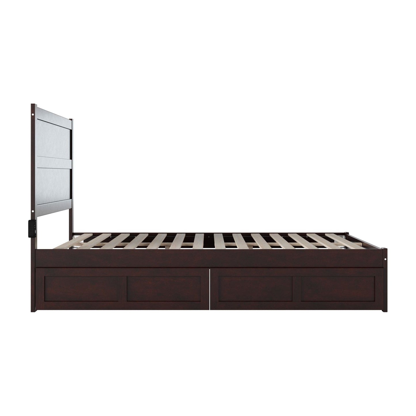 AFI Furnishings NoHo Queen Bed with 2 Drawers in Espresso