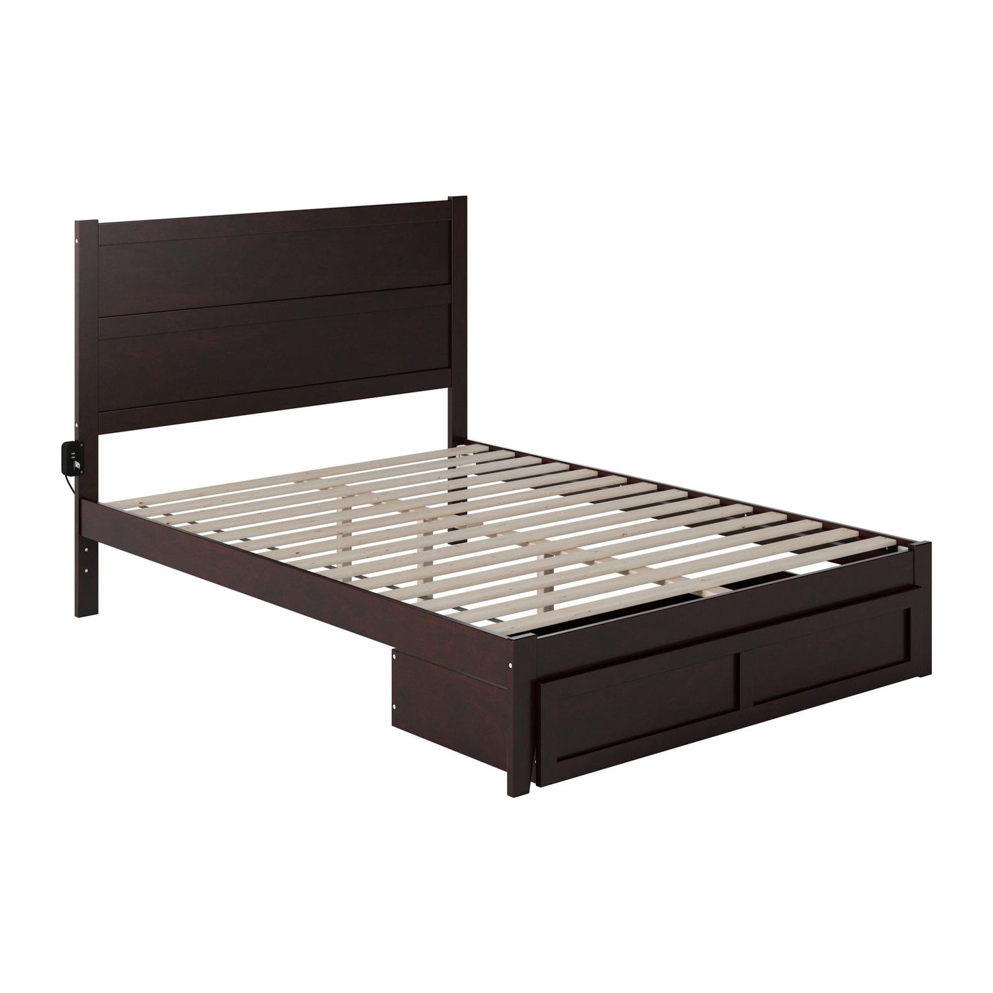 AFI Furnishings NoHo Queen Bed with Foot Drawer in Espresso