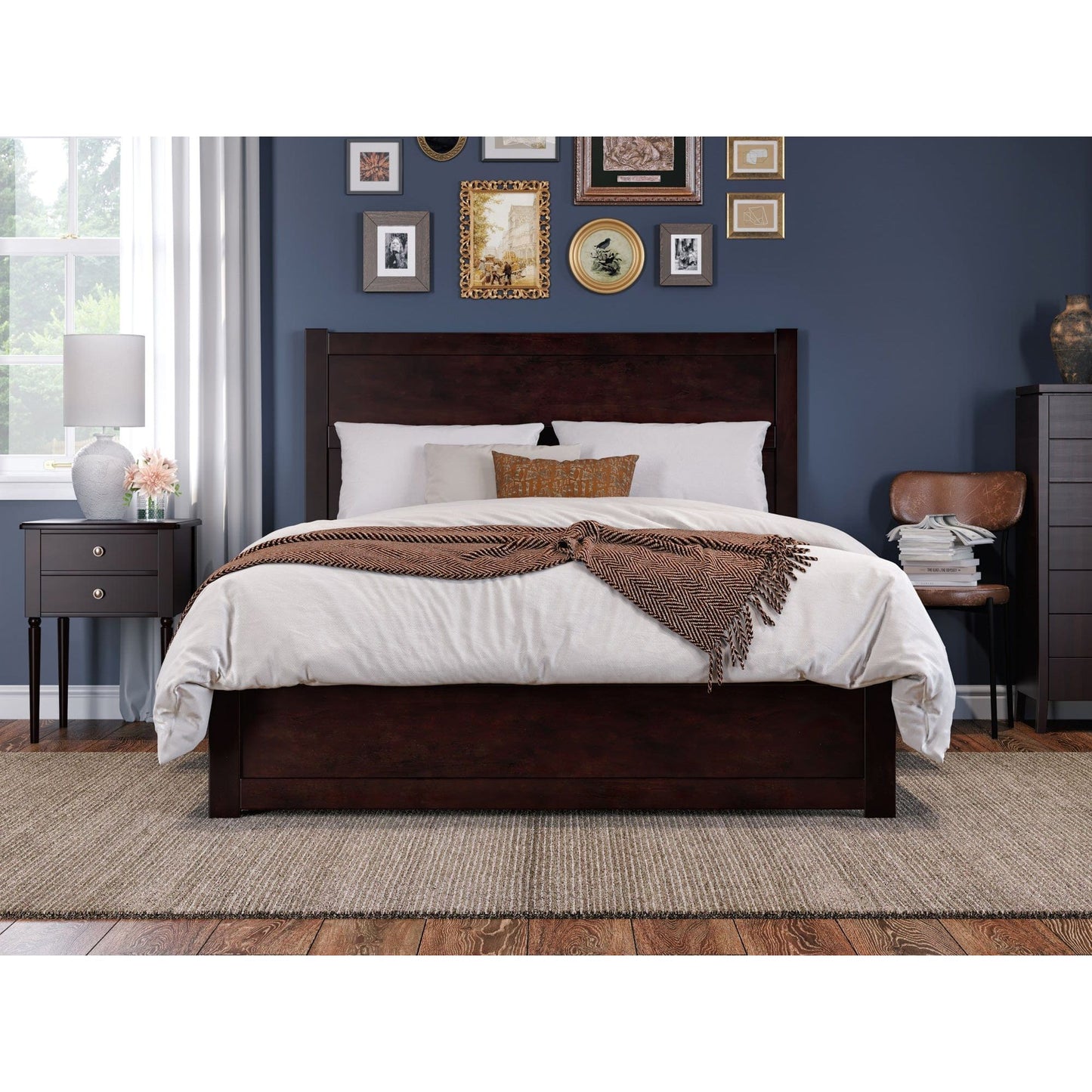 AFI Furnishings NoHo Queen Bed with Footboard in Espresso AG9160041