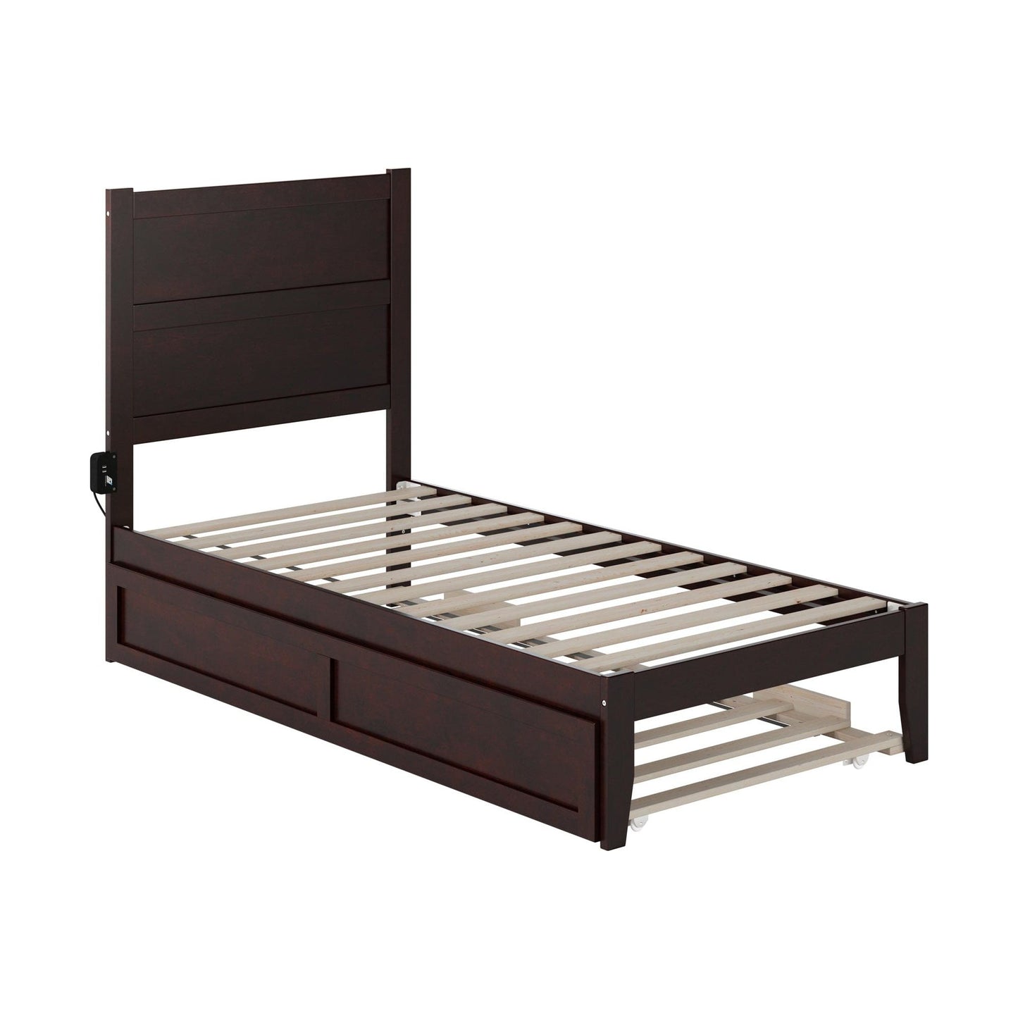 AFI Furnishings NoHo Twin Bed with Twin Trundle in Espresso AG9111221