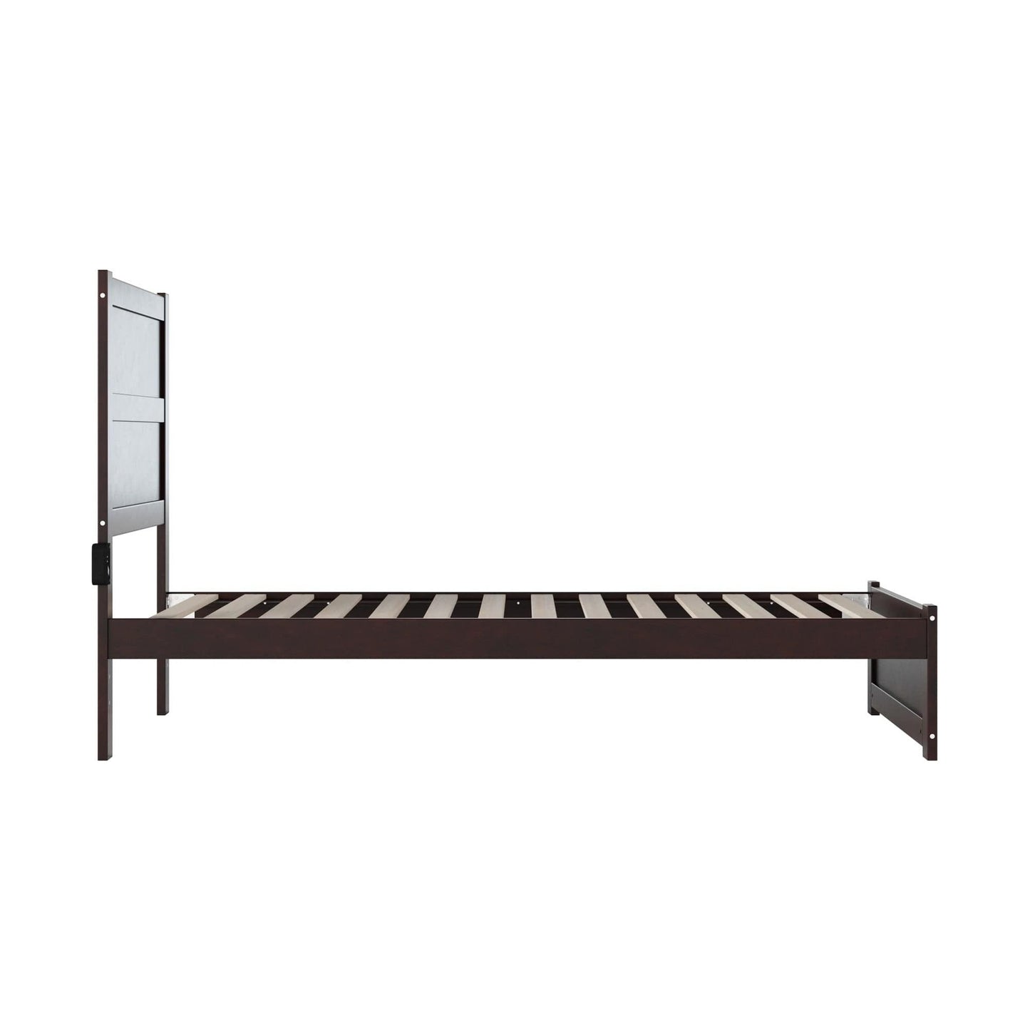 AFI Furnishings NoHo Twin Extra Long Bed with Footboard in Espresso