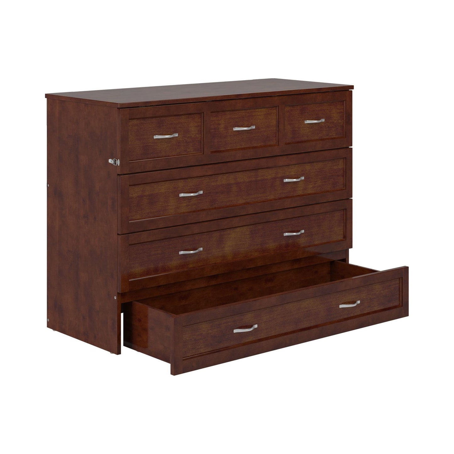 AFI Furnishings Northfield Full Murphy Bed Chest Walnut