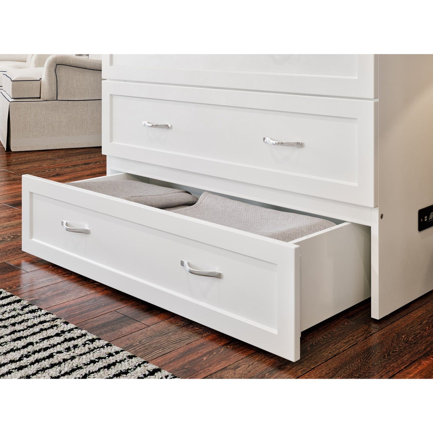 AFI Furnishings Northfield Twin Extra Long Murphy Bed Chest