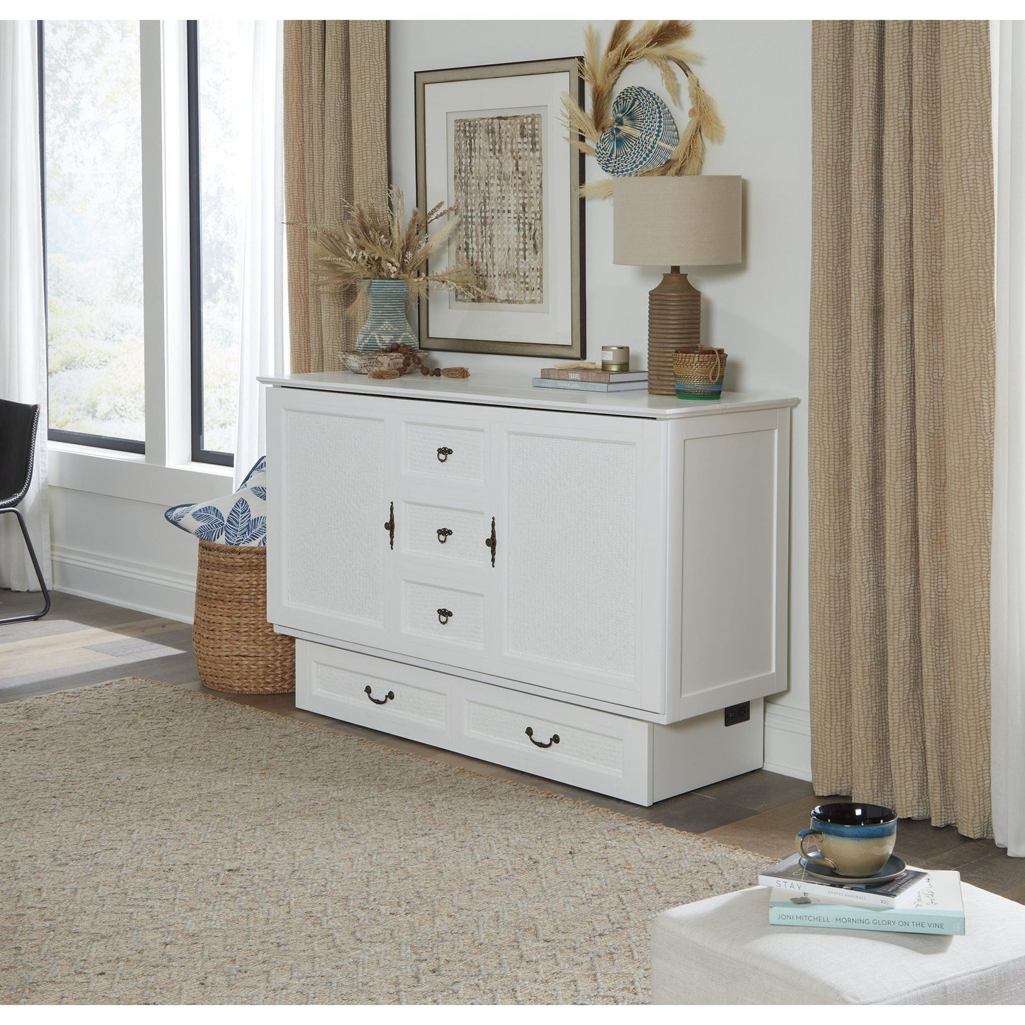 Arason Copy of Arason Kingston Creden-ZzZ Cabinet Bed- Queen in White