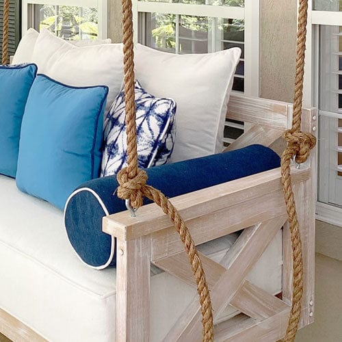 Lowcountry Swing Beds 1 Inch Manila Rope for 9' Ceiling