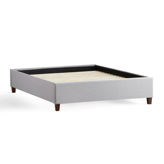 Malouf Malouf Eastman Platform California King Bed Base in Stone STCKSTEASTPL