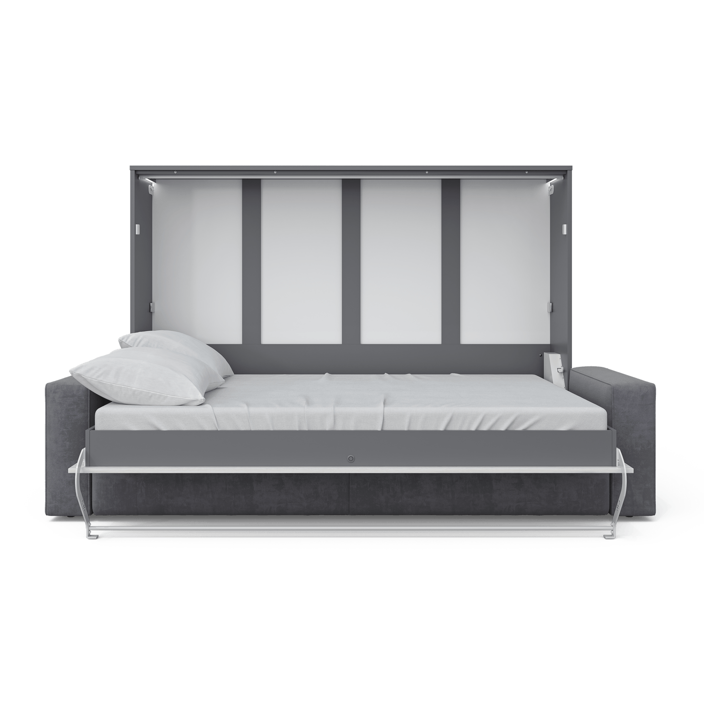 Maxima House Maxima House Horizontal Murphy bed INVENTO with a Sofa, European Queen IN015GW-G