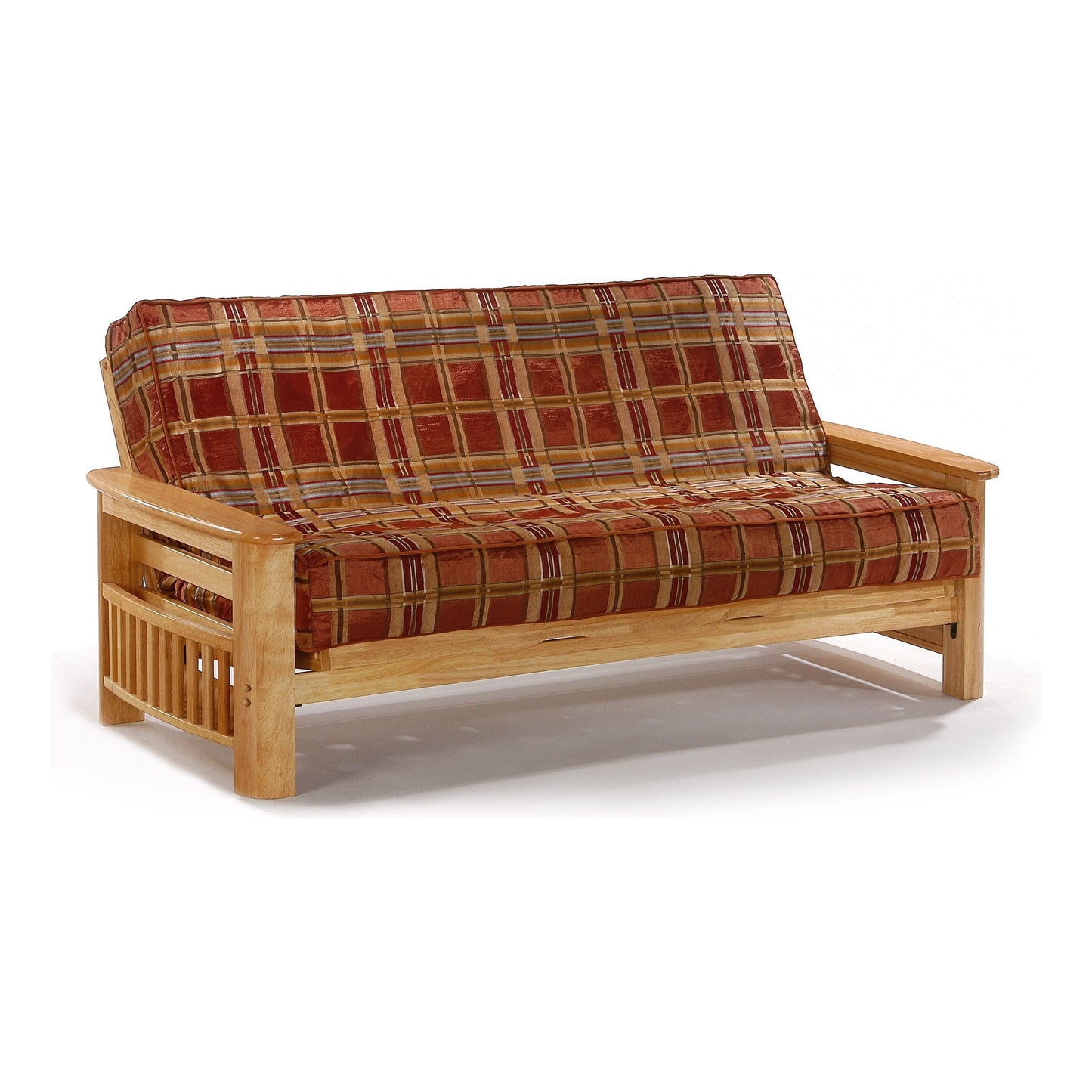 Night and Day Portofino Full Futon Frame in black walnut finish Natural BA-POR-BMG-FUL-BWT-4