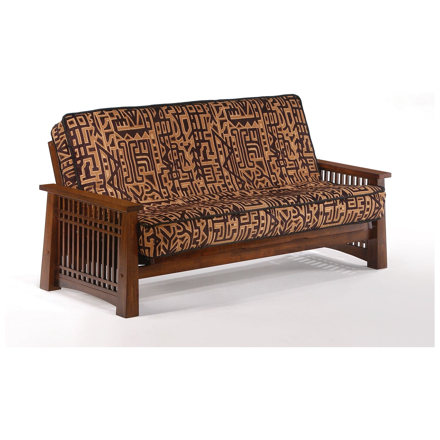 Night and Day Solstice Queen Futon Frame in black walnut finish Black Walnut