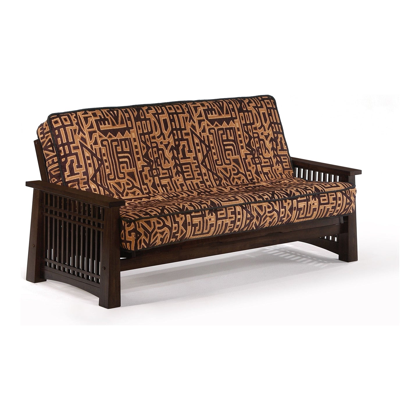 Night and Day Solstice Queen Futon Frame in black walnut finish Chocolate