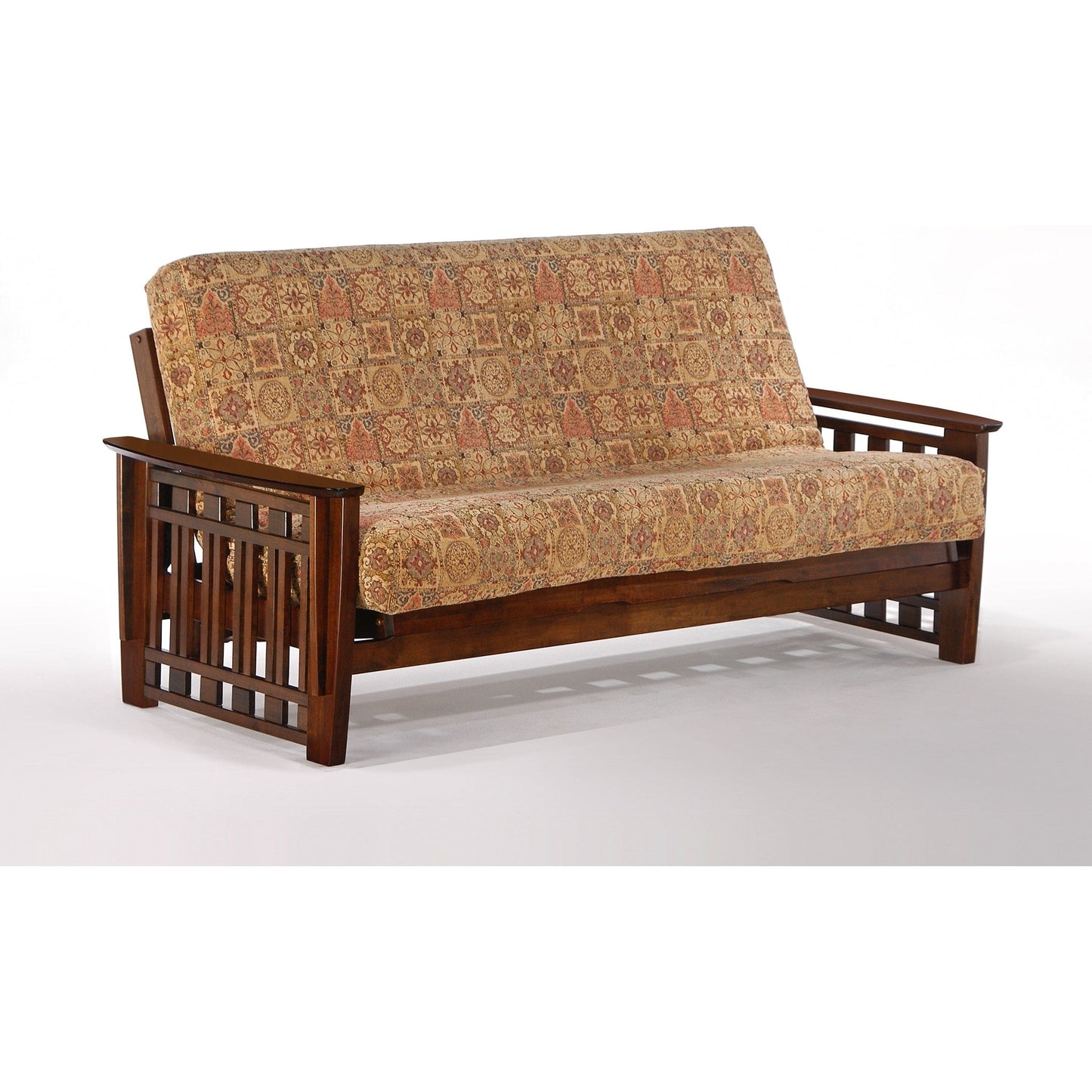 Night and Day Twilight Full Futon Frame in black walnut finish Black walnut BA-TWI-BMG-FUL-BWT