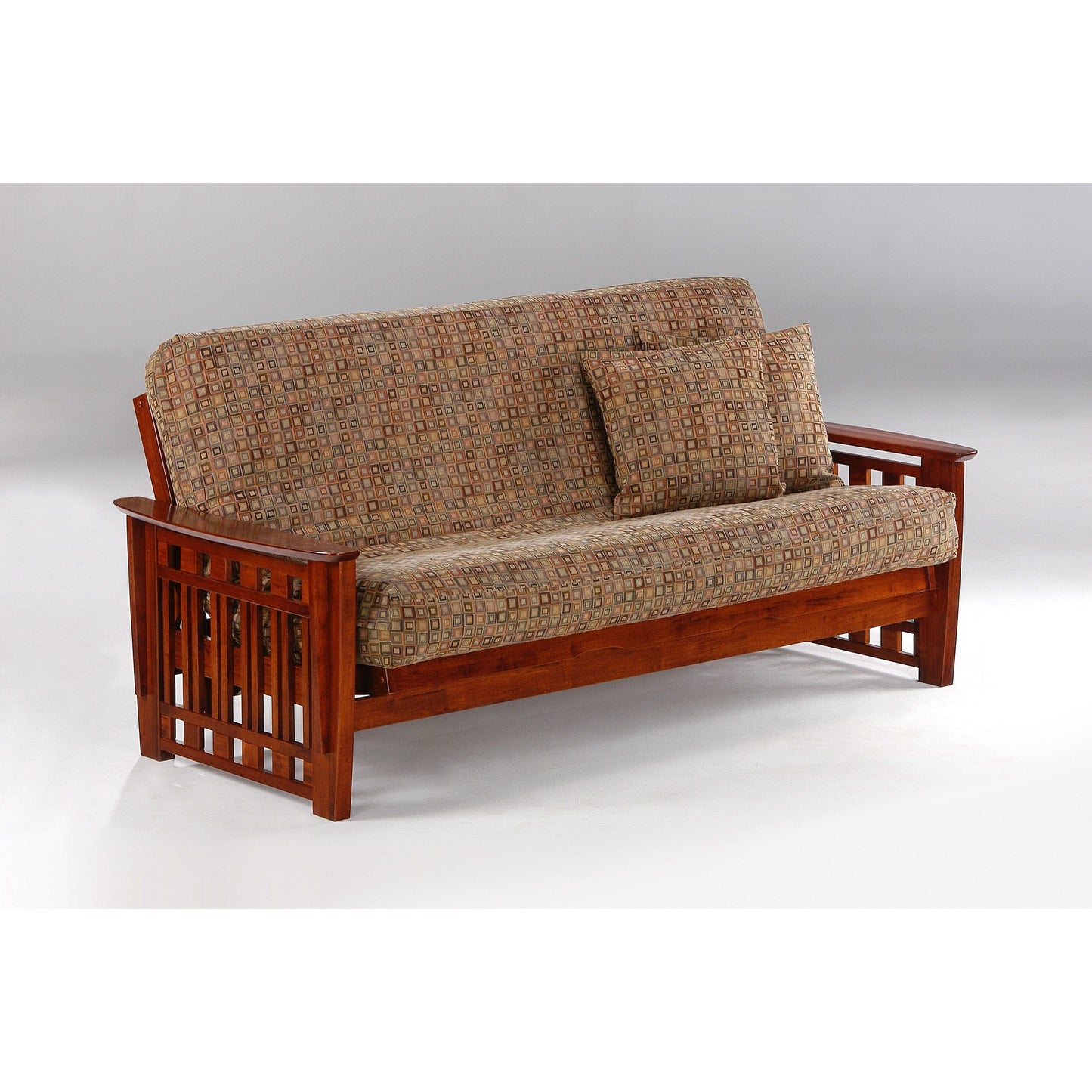 Night and Day Twilight Queen Futon Frame in black walnut finish BA-TWI-BMG-QEN-BWT