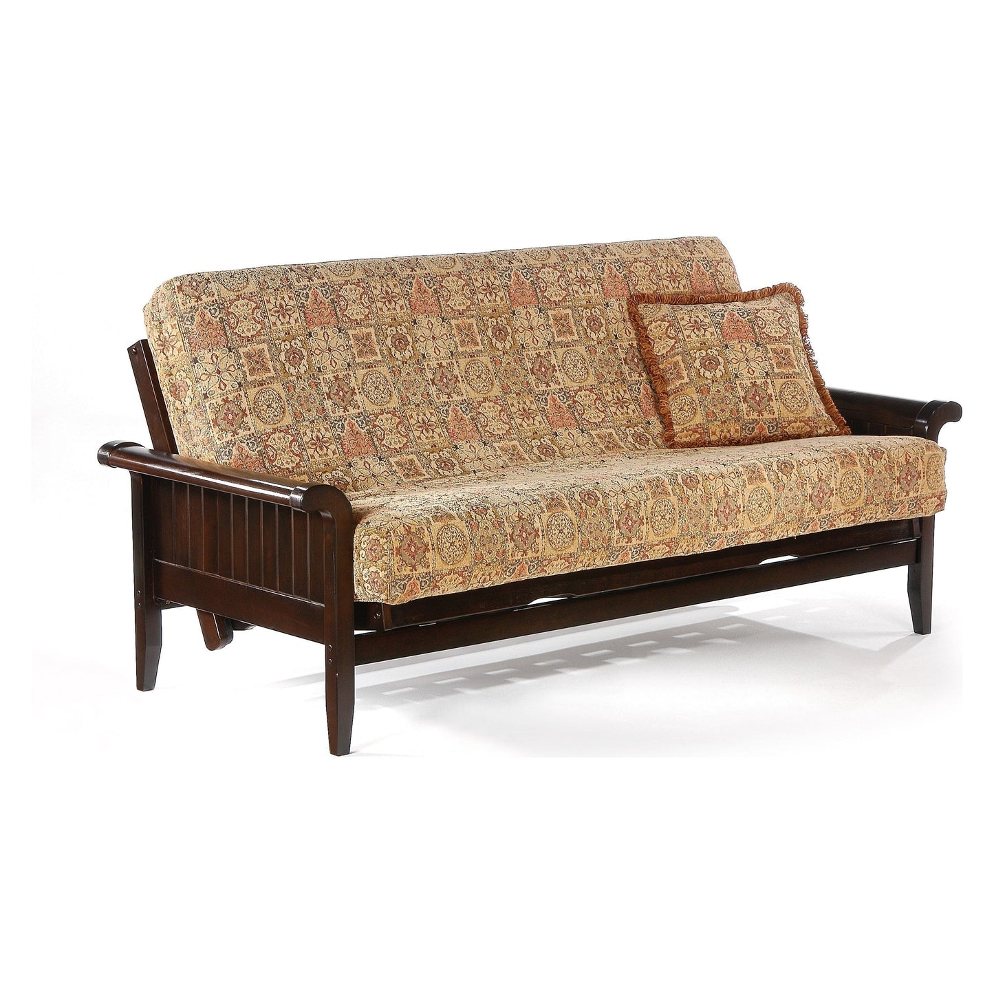 Night and Day Venice Full Futon Frame in black walnut finish BA-VNC-BMG-FUL-BWT