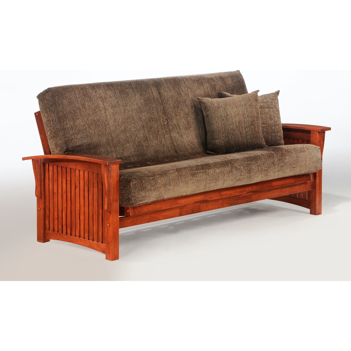 Night and Day Winter Queen Futon Frame in black walnut finish BA-WNT-BMG-QEN-BWT