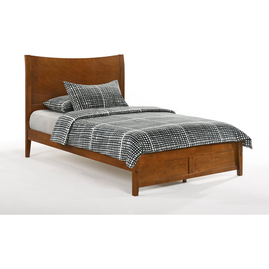 The Bedroom Emporium Eastern King K Series Blackpepper Bed in cherry finish Cherry BPE-KH-EKG-CH-COM