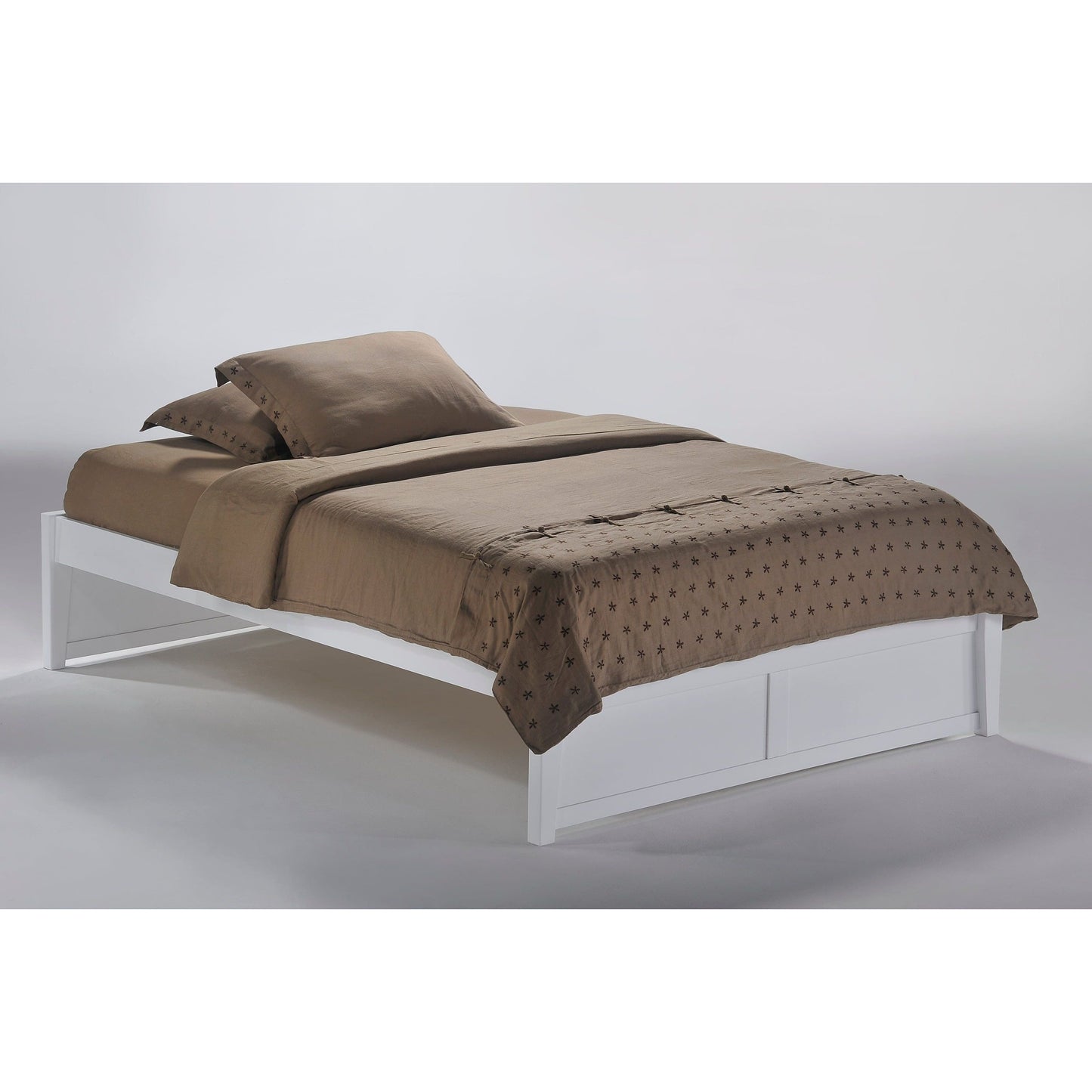 The Bedroom Emporium Full Basic Platform Bed in cherry finish (K Series)