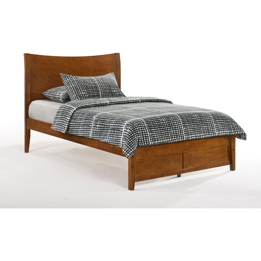 The Bedroom Emporium Full K Series Blackpepper Bed in cherry finish