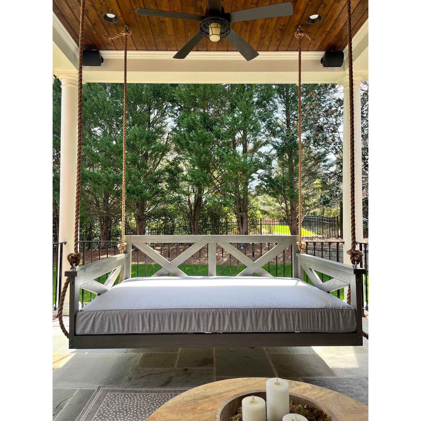 The Bedroom Emporium Lowcountry The Edisto Swing Bed LCSEDI101