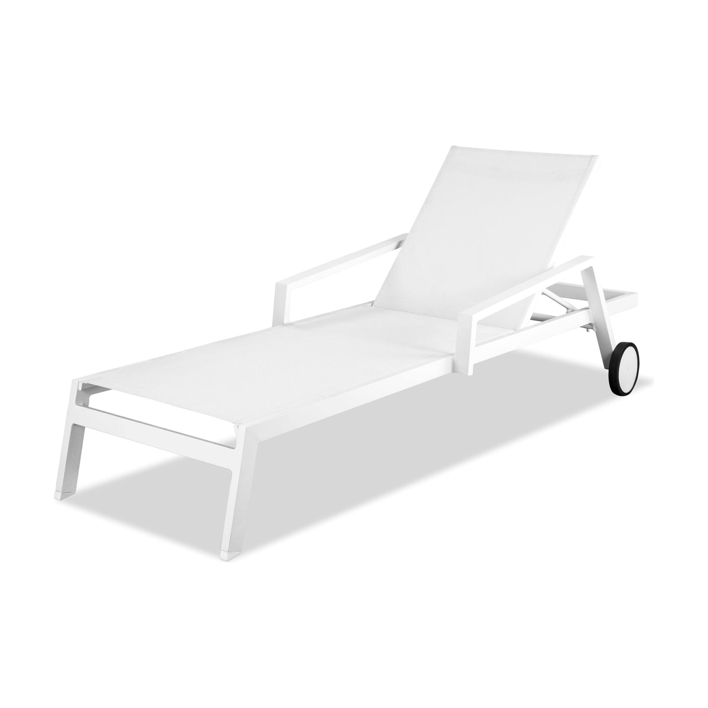 Whiteline Modern Living Bondi Outdoor Chaise White CL1534-WHT