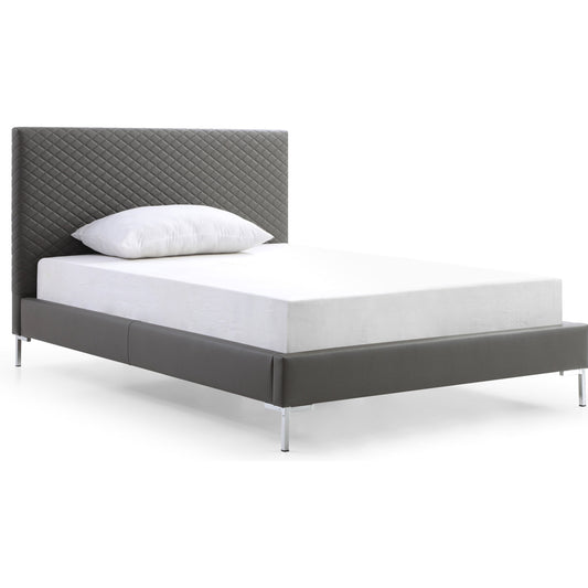 Whiteline Modern Living Whiteline Liz Full Bed Dark Grey BF1689P-DGRY