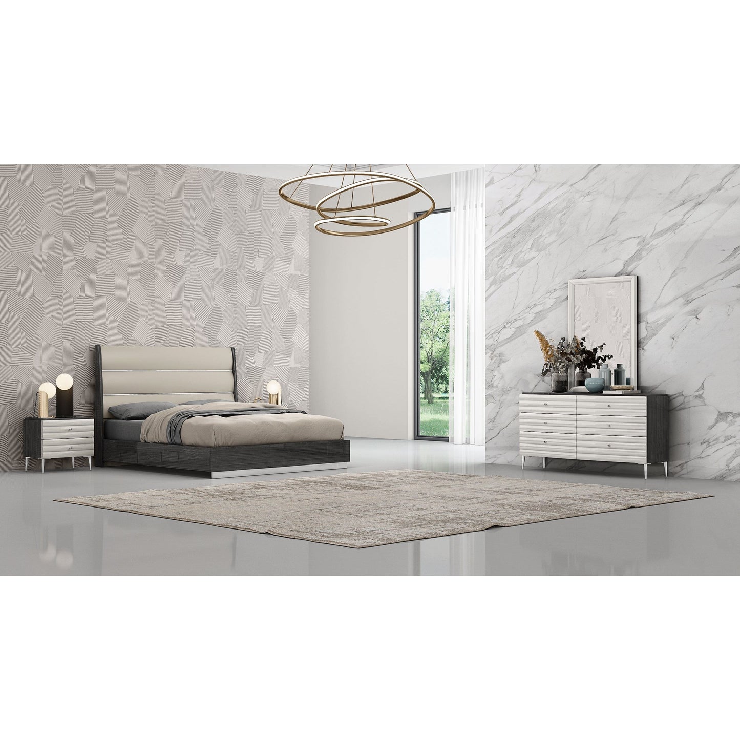 Whiteline Modern Living Whiteline Pino Dresser DR1752-DGRY/LGRY