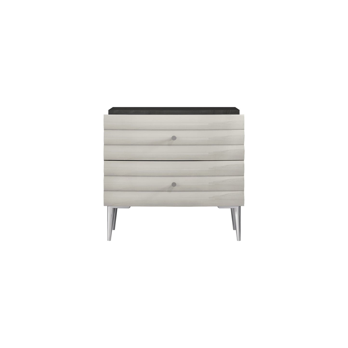 Whiteline Modern Living Whiteline Pino Night Stand NS1752-DGRY/LGRY