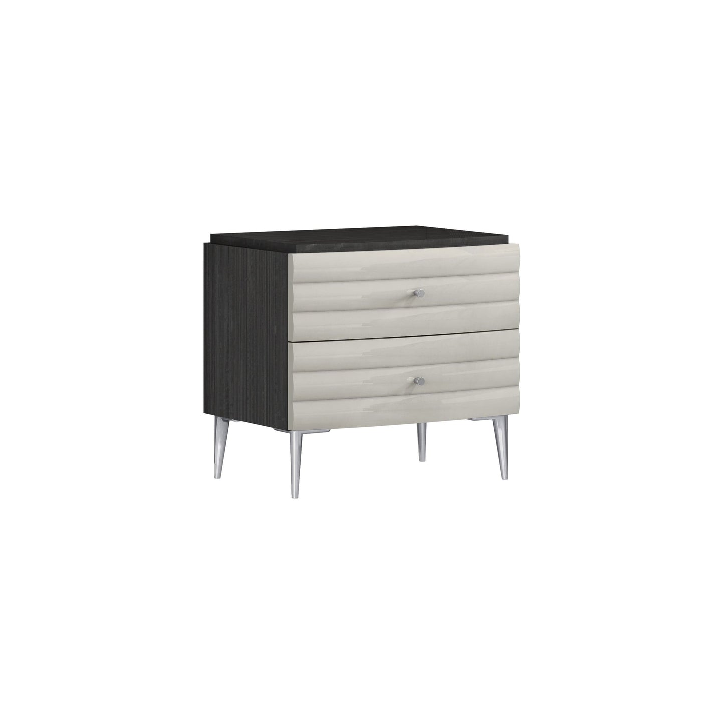 Whiteline Modern Living Whiteline Pino Night Stand NS1752-DGRY/LGRY