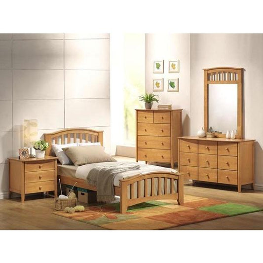 ACME Bed Full San Marino Maple Full Bed