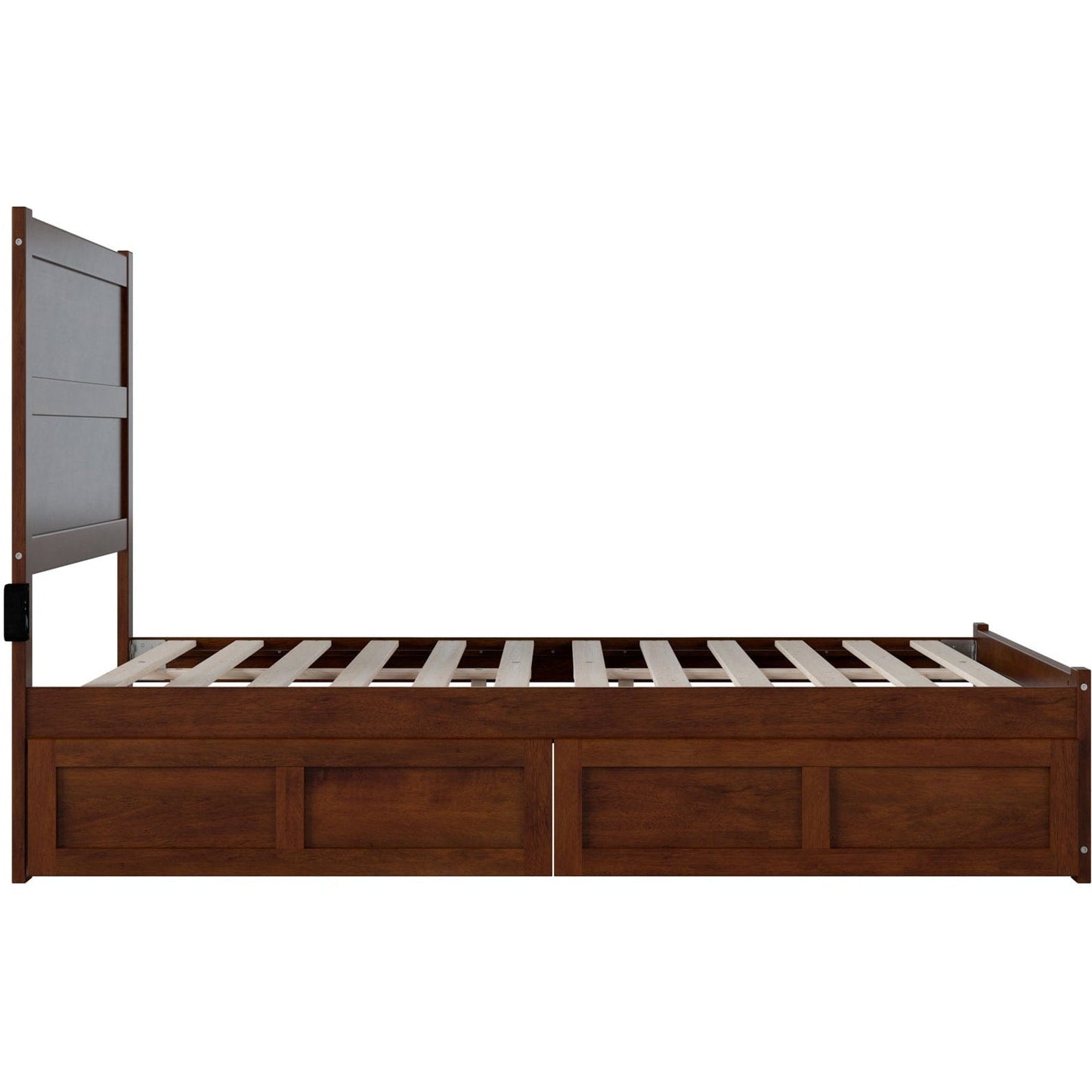 AFI Furnishings NoHo Full Bed with Footboard and 2 Drawers in Walnut AG9163334