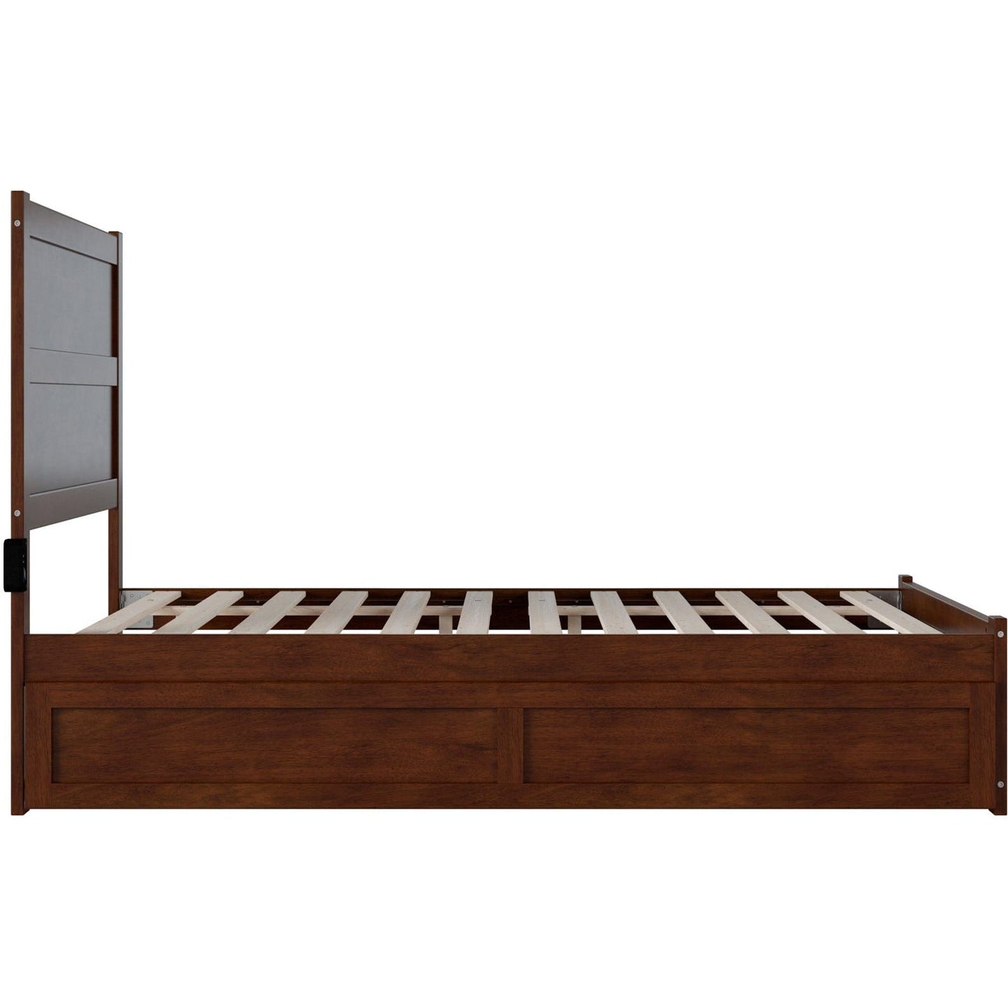 AFI Furnishings NoHo Full Bed with Footboard and Twin Trundle in Walnut AG9161234