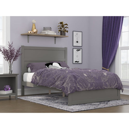 AFI Furnishings NoHo Full Bed with Footboard in Grey AG9160039