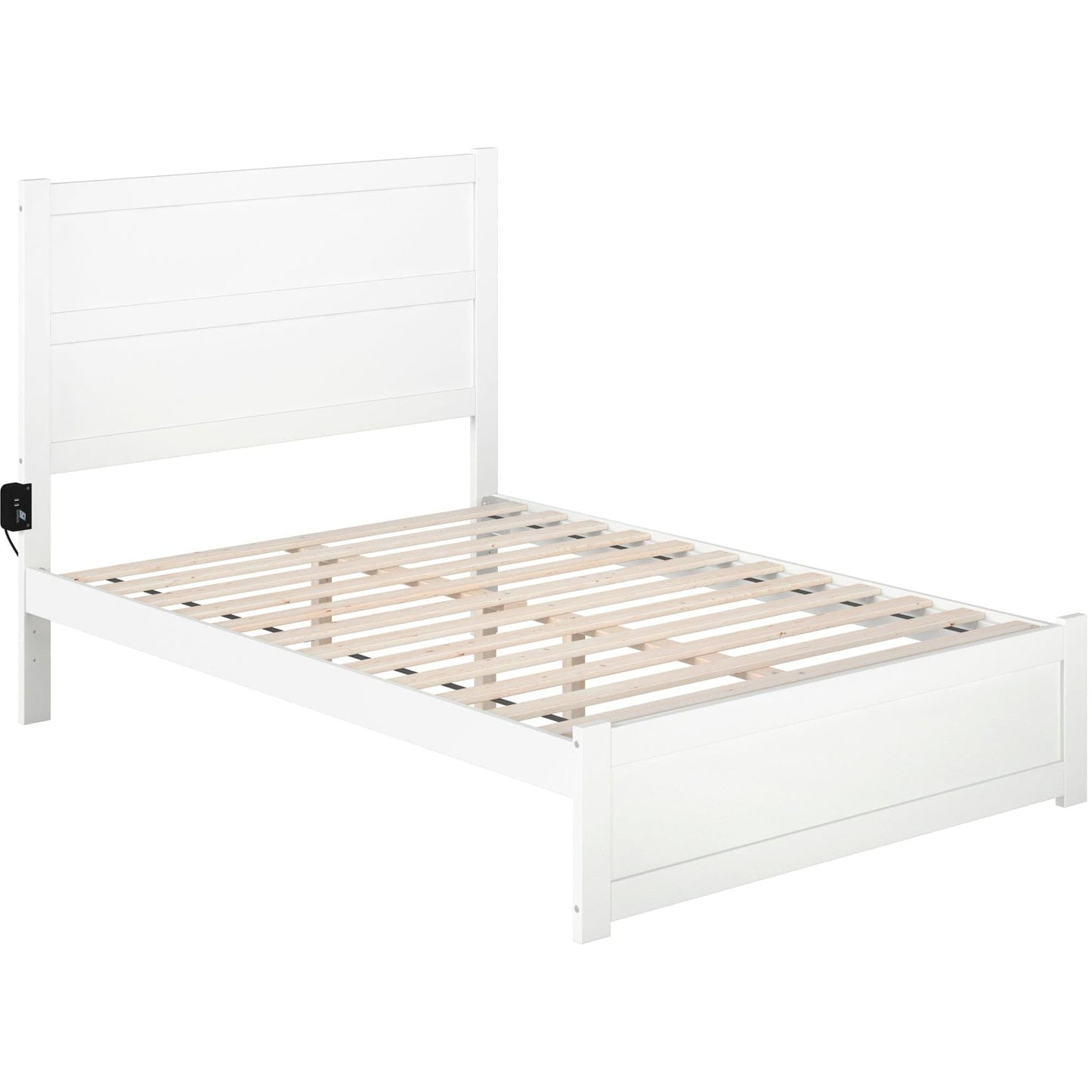 AFI Furnishings NoHo Full Bed with Footboard in White AG9160032