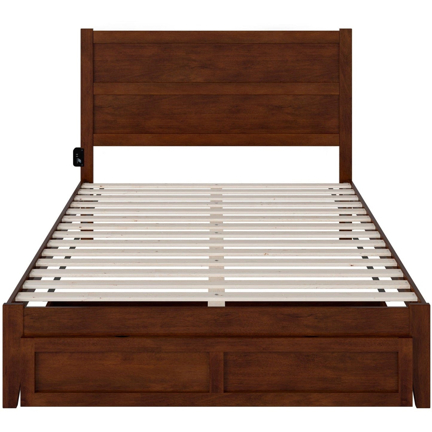 AFI Furnishings NoHo Queen Bed with Foot Drawer in Walnut AG9112444