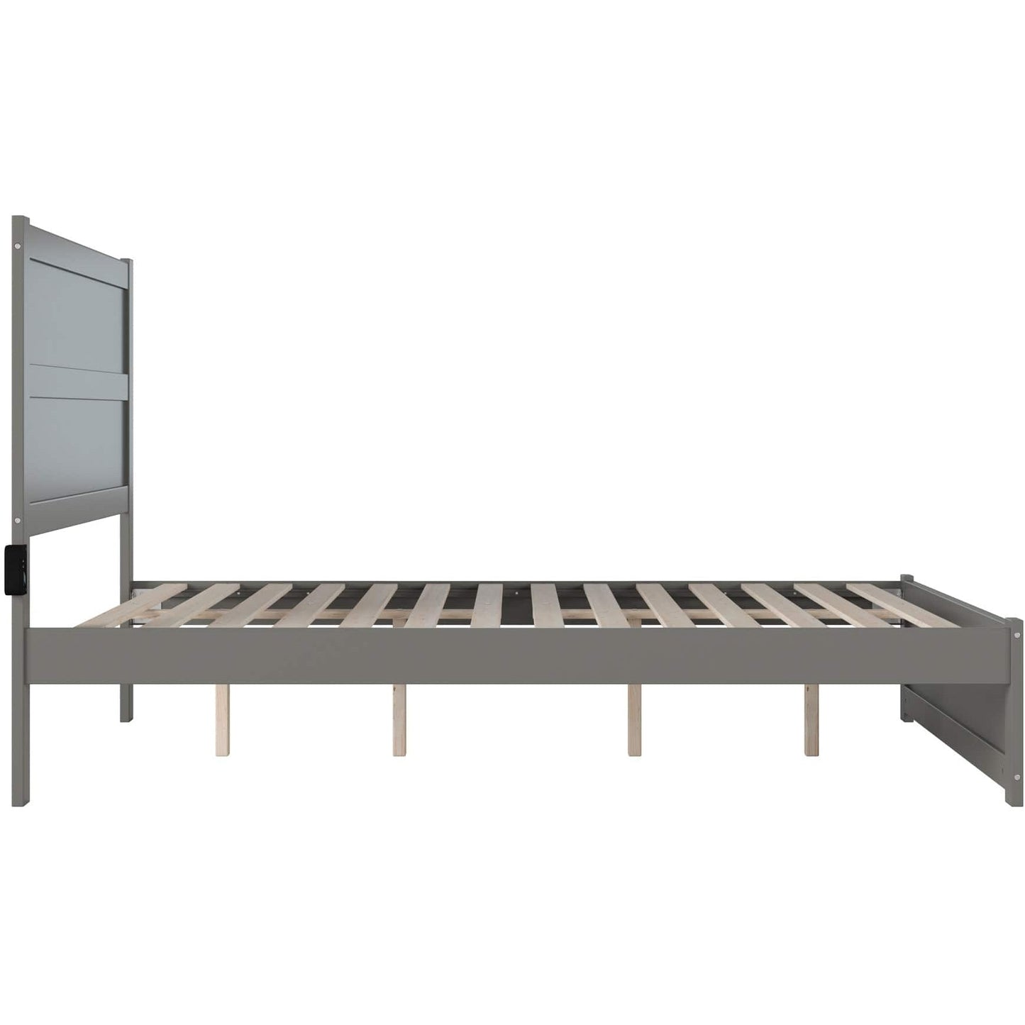 AFI Furnishings NoHo Queen Bed with Footboard in Grey AG9160049