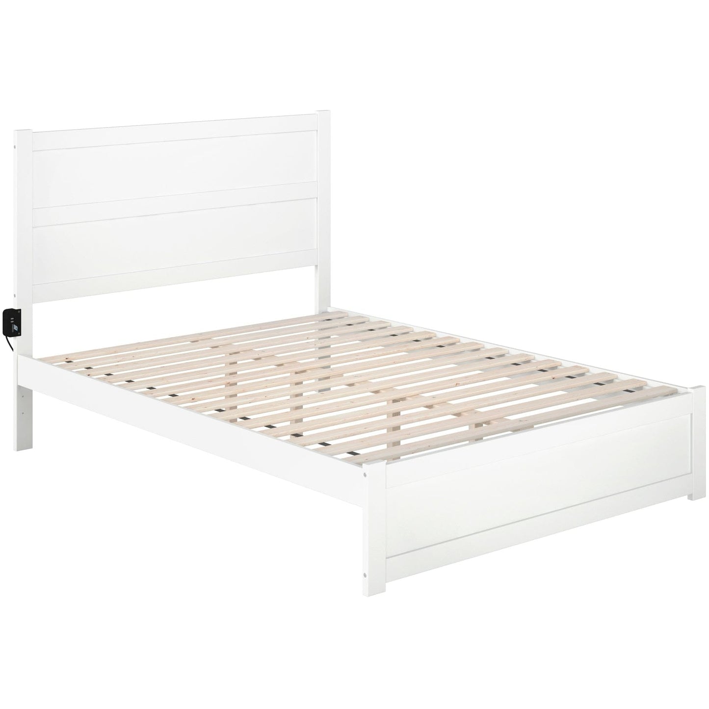 AFI Furnishings NoHo Queen Bed with Footboard in White AG9160042