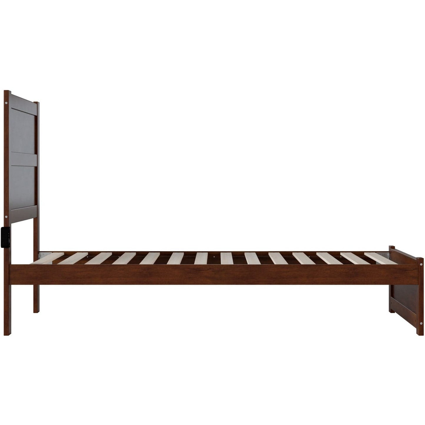 AFI Furnishings NoHo Twin Extra Long Bed with Footboard in Walnut AG9160013