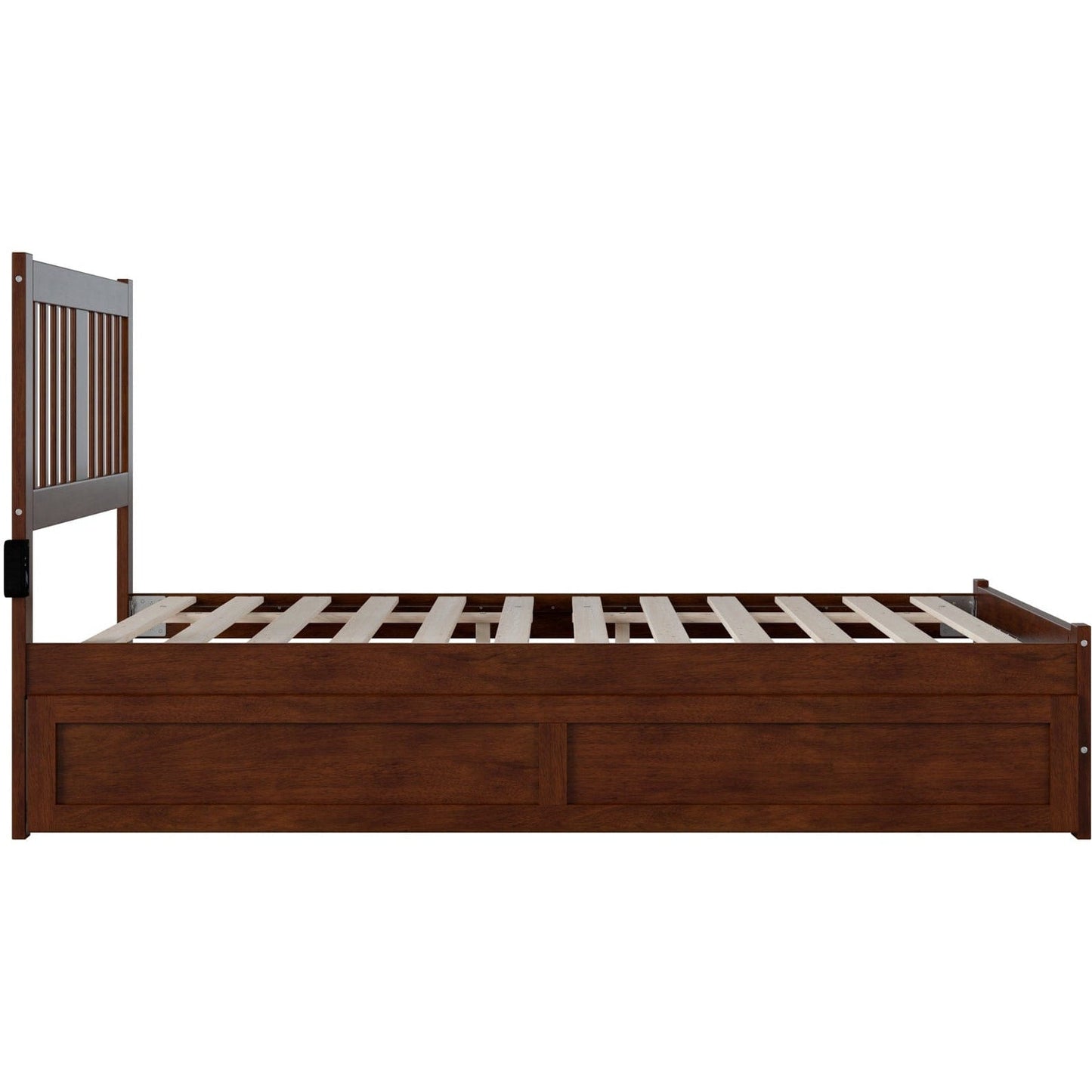 AFI Furnishings Tahoe Full Bed with Footboard and Twin Trundle in Walnut AG8961234