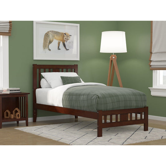 AFI Furnishings Tahoe Twin Bed with Footboard in Walnut AG8960024