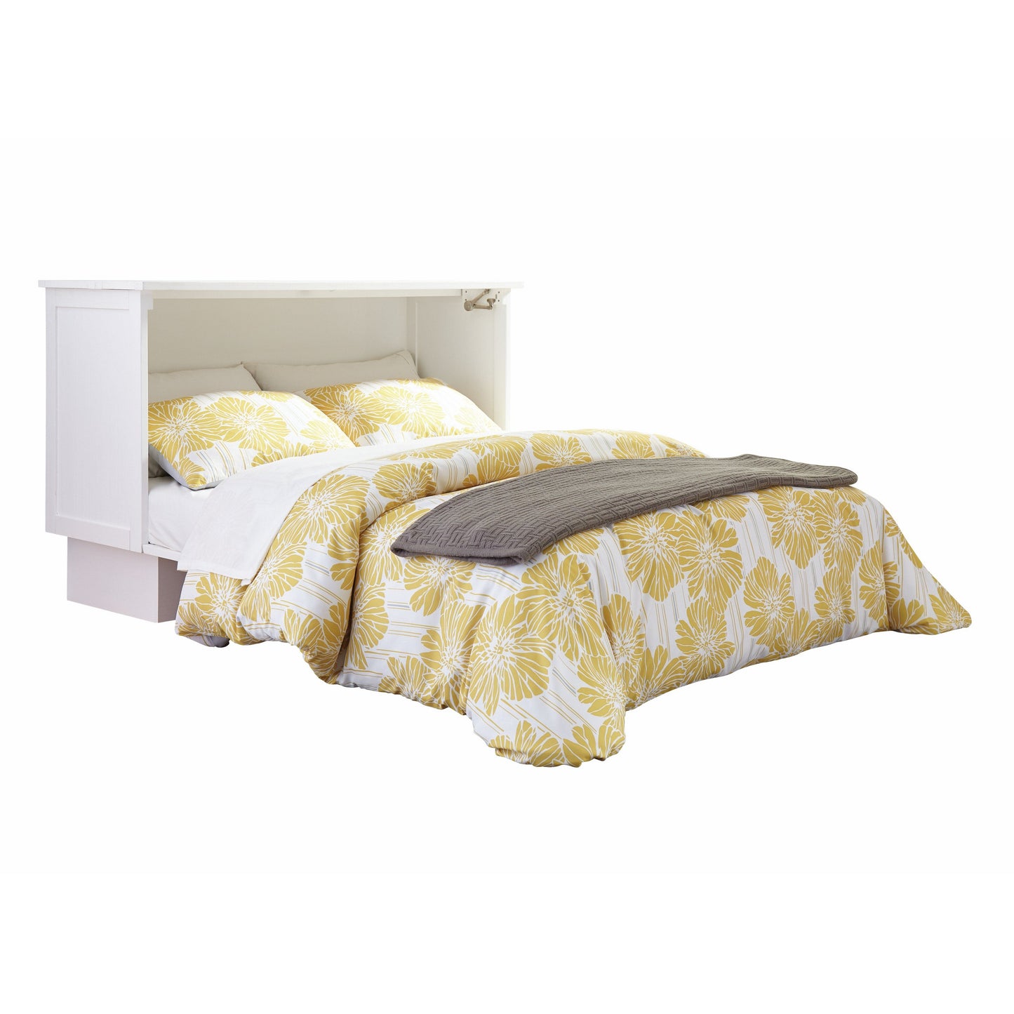 arason Madrid Creden-ZzZ Full White Cabinet Bed 502-10