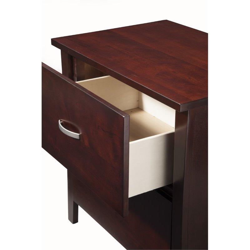 Furniture of America nightstand Cassia Contemporary 2 Drawer Nightstand Cassia Contemporary 2 Drawer Nightstand