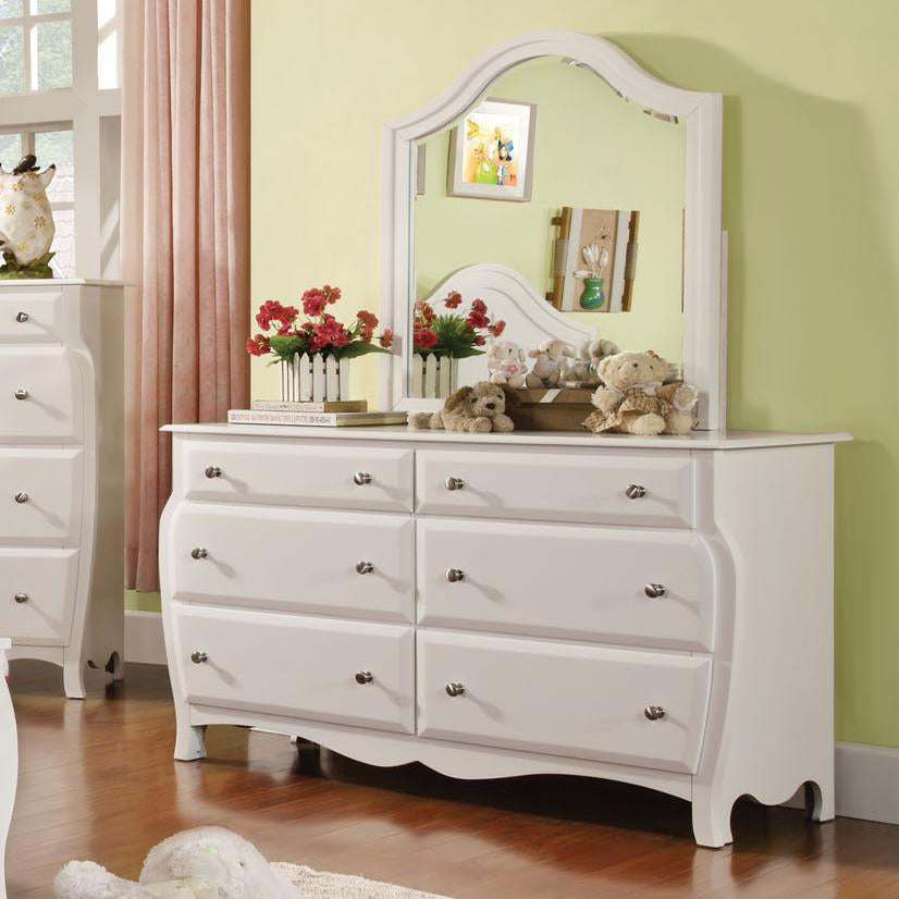 Furniture of America Dresser Dallas Contemporary Dresser and Mirror