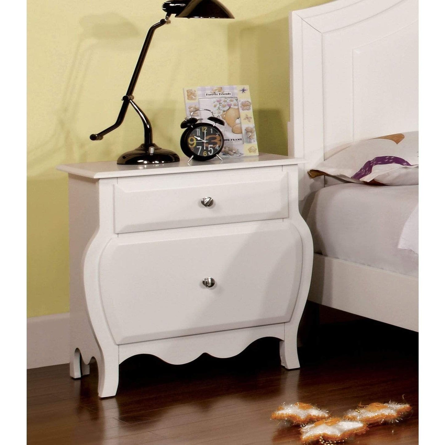 Furniture of America Nightstand Dallas Contemporary Kids Nightstand